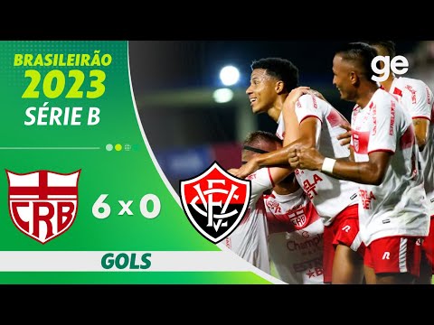 CRB 6 X 0 VITÓRIA | GOLS | 27ª RODADA BRASILEIRÃO SÉRIE B 2023 | ge.globo