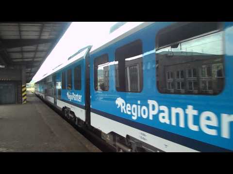 Odjezd vlaku Os 6817 (ČD 440.005) - Bílina, 13. 7. 2013