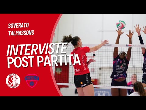 Volley Soverato VS CDA Talmassons - Interviste post-partita
