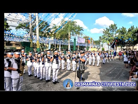 Dasmariñas City Fiesta 2022 - Las Piñas Band during La Torre Parade