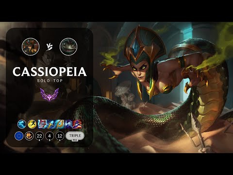 Cassiopeia Top vs Tahm Kench - EUW Master Patch 13.16