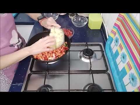 CONEJO AL AJILLO CON VERDURAS