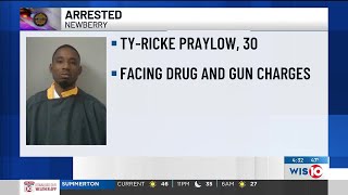 Newberry man arrested on gun, drug charges