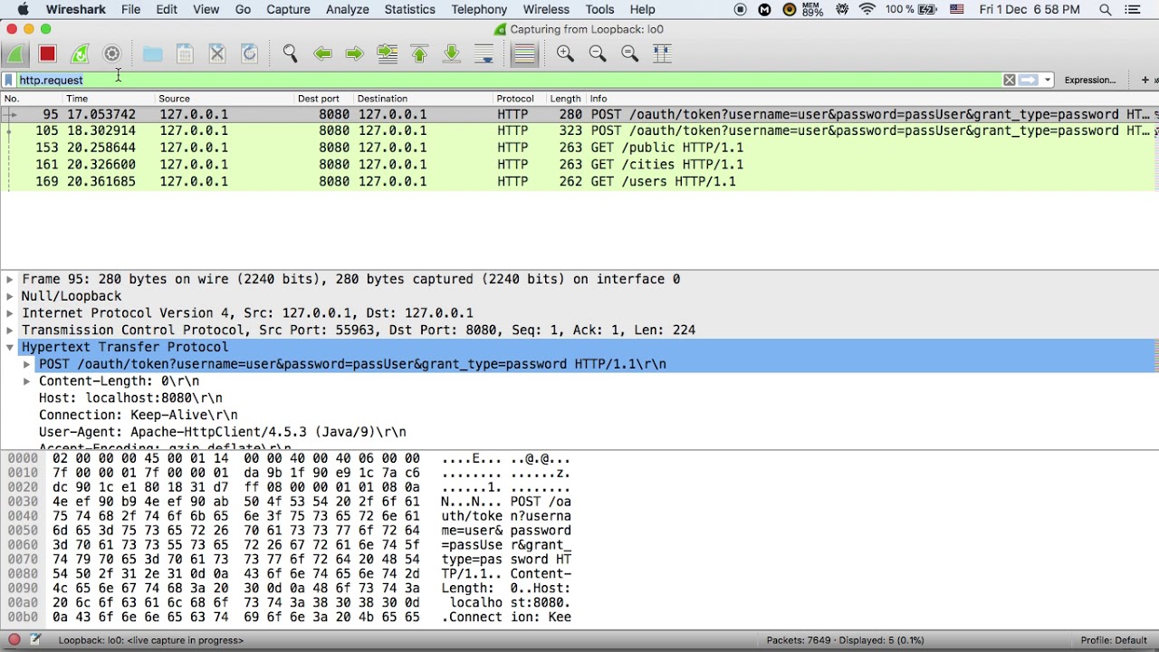 Apache-HttpClient/4.5.3 - 2 requests