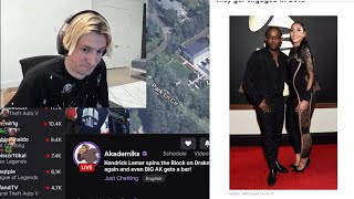 xQc compares his Height with Kendrick Lamar