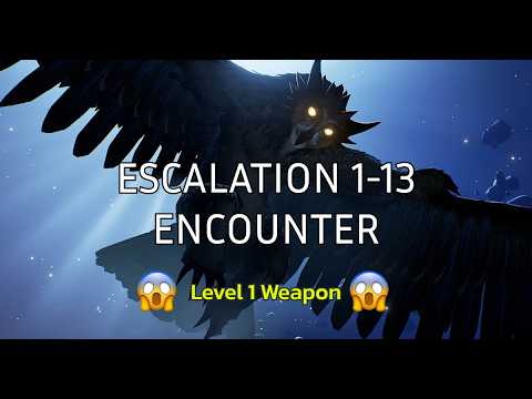 "Starting a 1-13 Escalation with Level 1 Weapon | Dauntless Challenge"