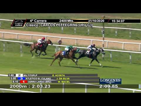 31/10/2020 – Hipodromo Maroñas – Carr 4 - CARLOS PELLEGRINI