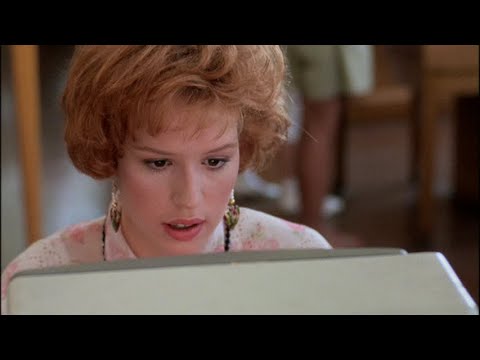 1986 network chat -- Molly Ringwald and Andrew McCarthy in Pretty in Pink