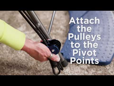 Chair Gym Workout with 3-Levels of Resistance and 5 DVDs on QVC