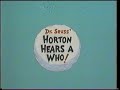 Original VHS Opening Closing The Dr Seuss Video Festival UK Pre Cert Tape