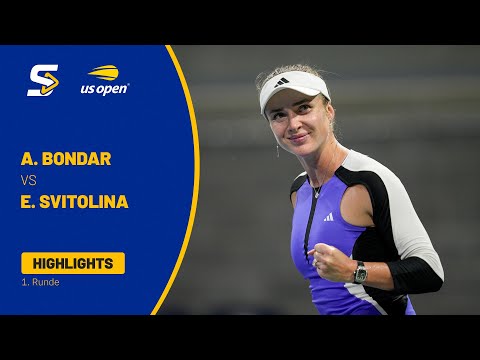 Anna Bondar - Elina Svitolina | Highlights | 1. Runde - US Open 2025 | SETV Tennis