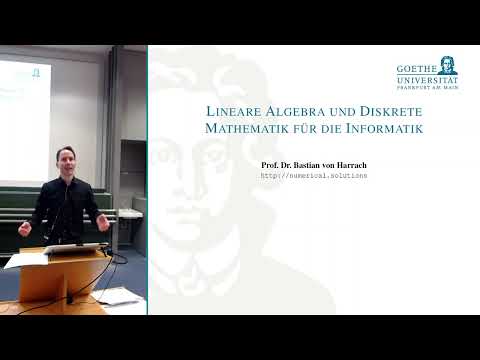 LinADI 3a - Lineare Algebra und Diskrete Mathematik für die Informatik