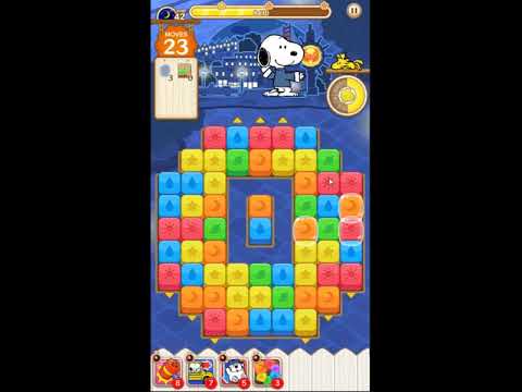 Snoopy Puzzle Journey Night Mode Level 42 - NO BOOSTERS 🐶🧩🧳 | SKILLGAMING ✔️