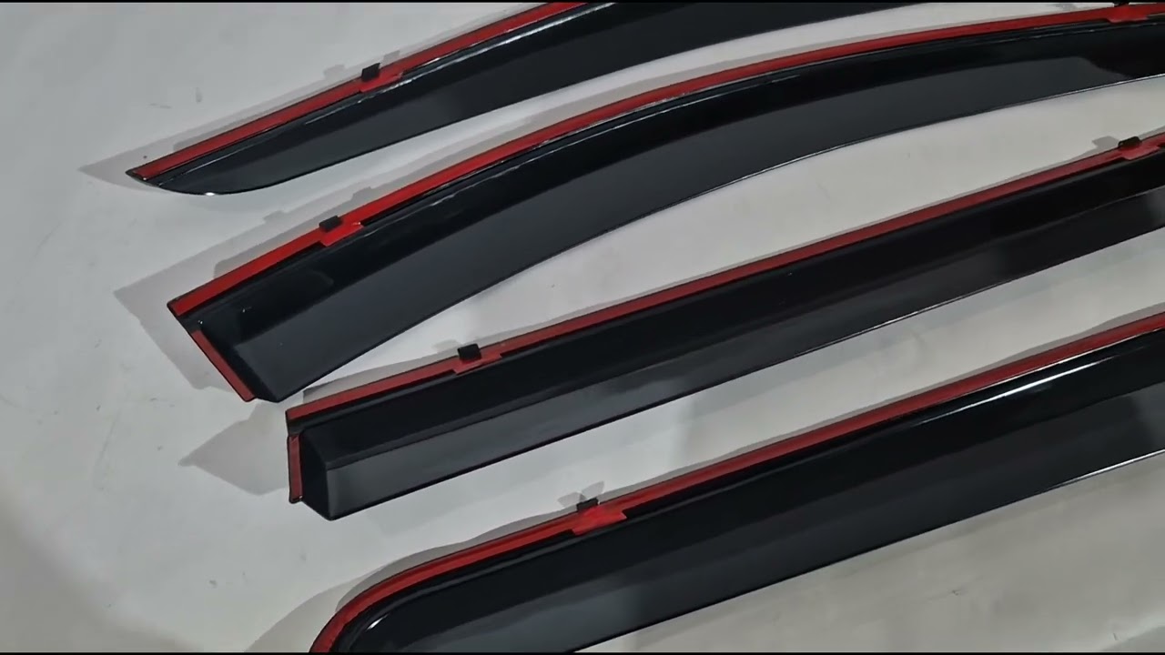 Fiat Fullback 2016– Ikkunatuuliohjaimet mustalla listalla Niken Luxury (4 kpl) Video 1