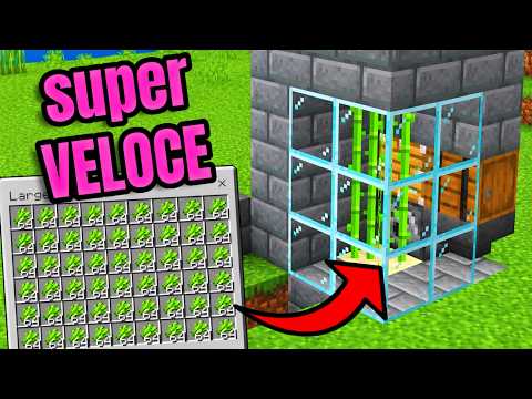 La MIGLIORE FARM DI CANNE da ZUCCHERO Su MINECRAFT BEDROCK ITA