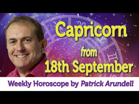 Capricorn Weekly Horoscope from 18th September - 25th September 2017