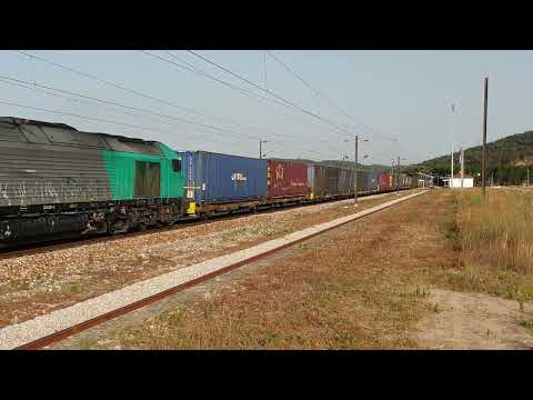 Comboio de Contentores n.º 83430/1 - Santa Margarida