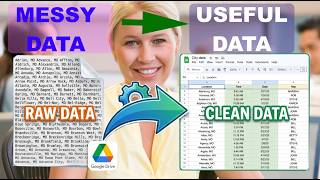 How to Convert Messy Text into Google Sheets Columns (MID & TRANSPOSE)