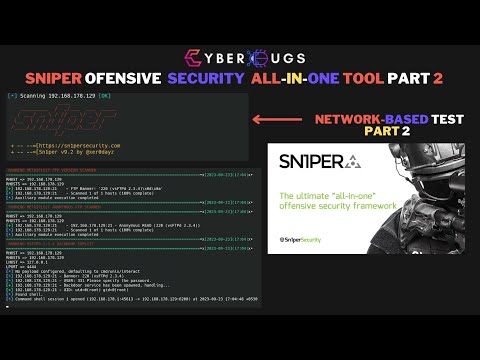 Sniper Offensive Security Framework | Sniper Network and System Security |Automated exploit tool| P2