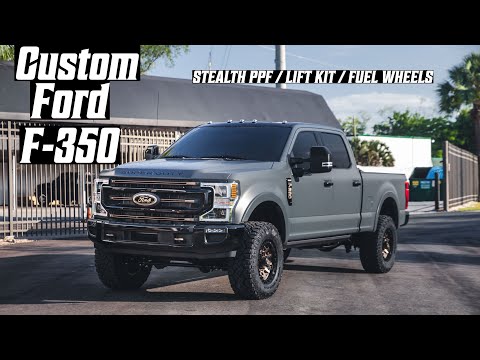 2021 Ford F-350 Tremor Customization + Detail - Full Stealth PPF / Fuel Wheels / Readylift Lift Kit