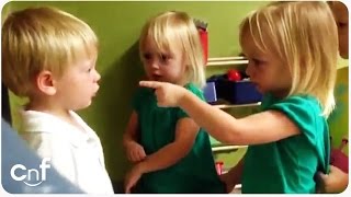 Little Boy Gets His Heart Poked Arguing About Rain