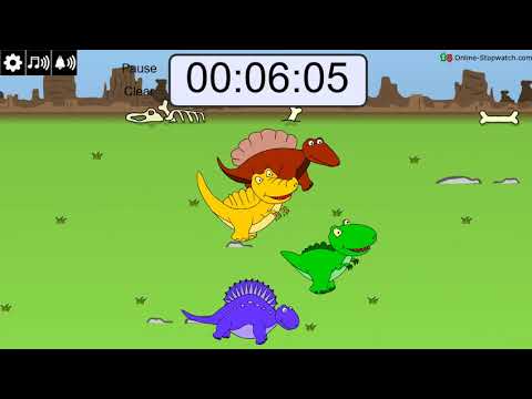 10 Minute Dinosaur Race Timer