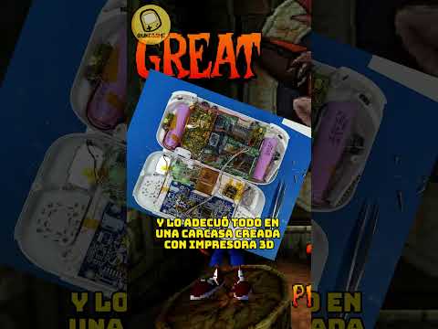 Un entusiasta modder crea la PlayStation más pequeña de la historia utilizando chips genuinos para 