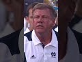 Brian Kelly looked scary out there 😬