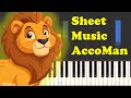 Little Baby Bum Going On A Lion Hunt Piano Sheet Music