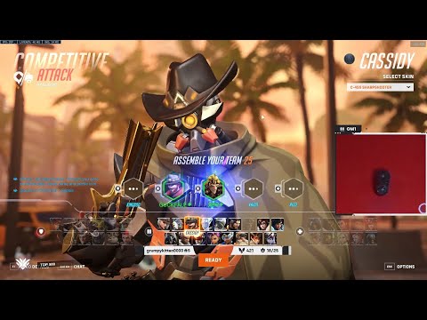 21K DMG! GALE CASSIDY + ASHE OVERWATCH 2 SEASON 6 TOP 500 GAMEPLAY