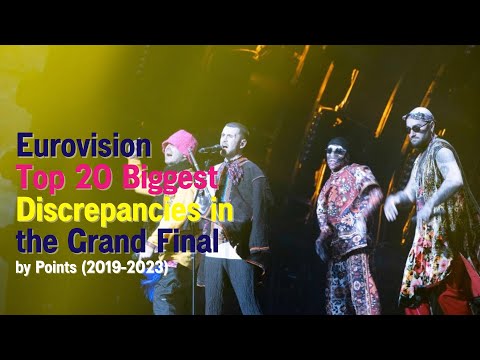 Eurovision: Top 20 Biggest Jury-Televote Discrepancies in the Grand Final by Points (2009-2023)