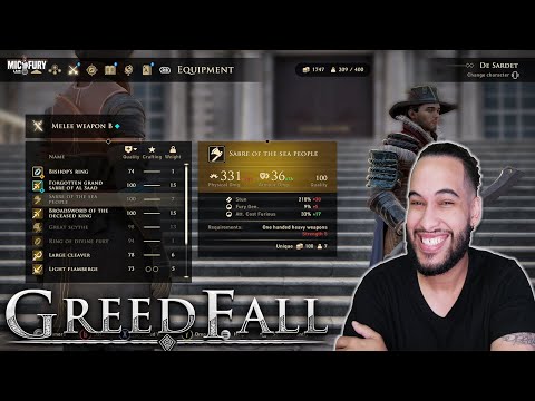 Greedfall - How to get the Sabre of the Sea People (Legendary Weapon Guide)