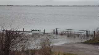 preview picture of video 'FLOODING ON THE NENE WASHES - 28.12.12'
