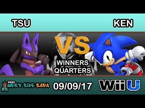 2GGC: West Side Saga - Tsu (Lucario) Vs. KEN (Sonic) - Winners Quarters