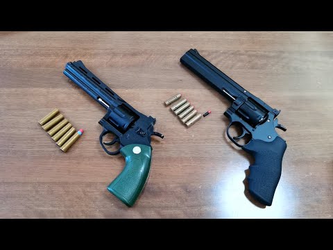 Colt Python 357 Revolver vs Smith & Wesson .357 Magnum Toy Gun 2022