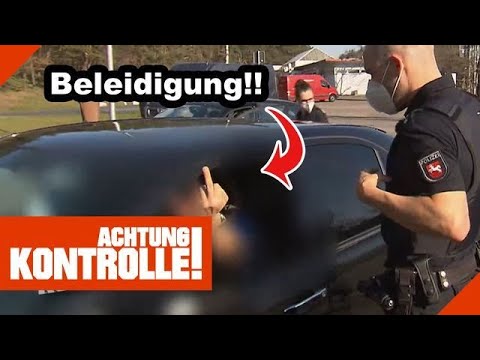 MITTELFINGER bei Polizeikontrolle ❌ Eher kein guter MOVE! |1/2| Kabel Eins | Achtung Kontrolle
