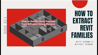 How to export families using dynamo | Save entire families of a Project | Revit + Dynamo | BIM ALL