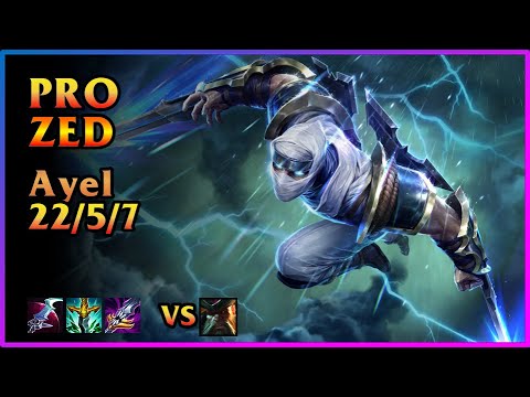 PRO Zed (BR) [Ayel/breathe ayel] | KDA 22/5/7 MID