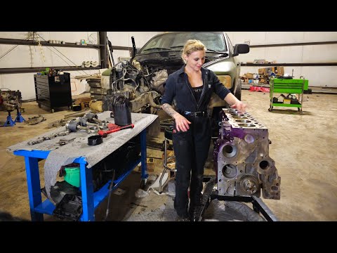 05 Cummins 5.9L Piston Assembly Install and Ring Clocking