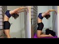 SPANDEX SHORTS TESTING WITH WALL CONTORTION FOR BEGINNERS