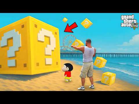 GTA V : Franklin & Shinchan Opening BIG LUCKY BOXES in GTA 5 ! in Telugu