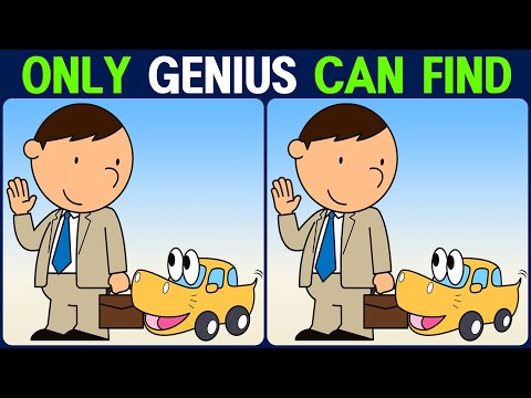 Brain exercise quiz! Find the difference between! │ Have fun, focus and keep your brain healthier.