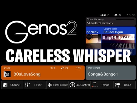 GENOS 2 Tutorial «Careless Whisper» by George Michael (80sLoveSong)