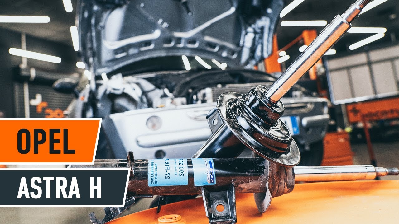 Kuidas vahetada Opel Astra H Caravan esi-vedruamort – õpetus
