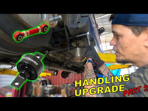 CR-V Trailing Arm Bushings & Toe Link Install - Fixing a Lifted CR-V Loose Rear Suspension
