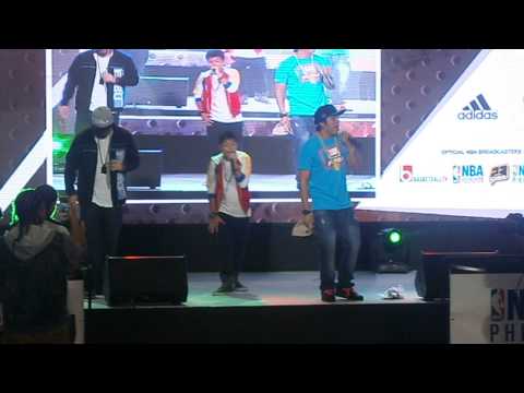 Blaze N Kane ft Thyro and Yumi (Performed Live with Pow Chavez) - Laging Nandyan (NBA3x MOA)