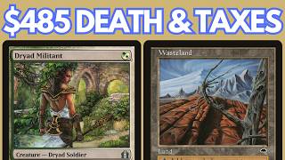 GRIND THEM TO DUST! Legacy Death & Taxes with NO RESERVE LIST cards ft. Dryad Militant. MTG League