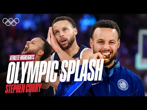 Hitting EVERY Shot 🏀  Best Of Steph Curry! 😴 | Paris 2024 | Athlete Highlights