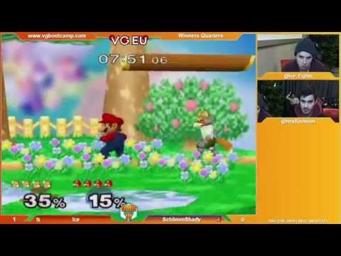 OMD#4 - Ice (Fox) Vs SchlimmShady (Mario) - Winners Quarters - Melee