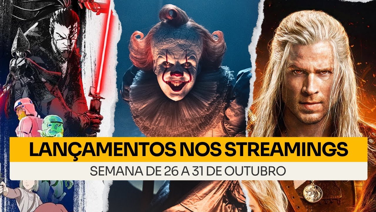 Lançamentos nos streamings (26 a 31 de outubro)